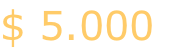 $ 5.000